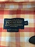 Pendleton 100% Cotton Plaid Orange 3/4 Sleeve Button-Down Shirt Size XS - photo 7