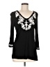 Monroe and Main 100% Viscose Black 3/4 Sleeve Top Size M - photo 1