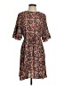 Unbranded 100% Polyester Paisley Brown Casual Dress Size S - photo 1