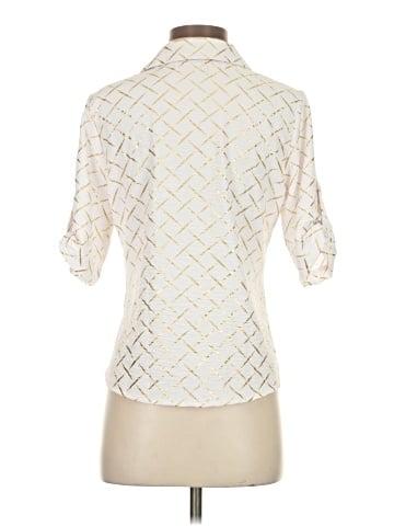 Ashley Blue 3/4 Sleeve Blouse (view 2)