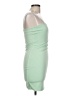 Love Tree Solid Green Cocktail Dress Size L - photo 4