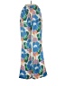 Zara Print Blue Casual Pants Size XS - photo 2
