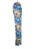 Zara Print Blue Casual Pants Size XS - photo 4