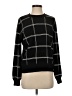 Aqua 100% Cashmere Plaid Black Cashmere Pullover Sweater Size S - photo 1