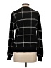 Aqua 100% Cashmere Plaid Black Cashmere Pullover Sweater Size S - photo 2
