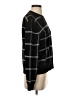 Aqua 100% Cashmere Plaid Black Cashmere Pullover Sweater Size S - photo 4