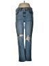 Madewell Hearts Blue Jeans Size 27 waist (petite) - photo 1