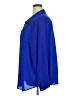 Torrid 100% Polyester Blue Long Sleeve Blouse Size 4X Plus (4) - photo 5
