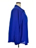 Torrid 100% Polyester Blue Long Sleeve Blouse Size 4X Plus (4) - photo 4