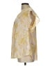 Chaus 100% Polyester Yellow Sleeveless Blouse Size L - photo 5