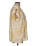 Chaus 100% Polyester Yellow Sleeveless Blouse Size L - photo 4