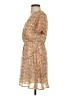 Blue Rain Paisley Tan Casual Dress Size XS - photo 5