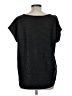 BCBGeneration 100% Polyester Black Short Sleeve Top Size M - photo 2