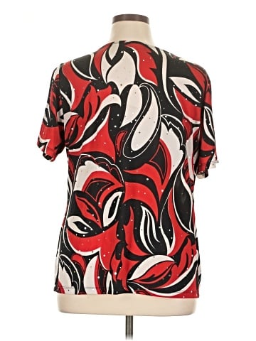 Brittany Black Short Sleeve Blouse (view 2)