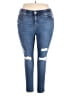 Torrid Hearts Blue Jeans Size 22 - photo 1