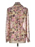 Bellatrix 100% Polyester Floral Pink Long Sleeve Blouse Size L - photo 2