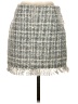 Aqua Tweed Gray Casual Skirt Size XS - photo 2