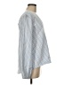 Remade Blue Long Sleeve Blouse Size M - photo 4