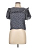 Ginger G. Blue Short Sleeve Blouse Size L - photo 1