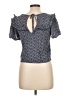 Ginger G. Blue Short Sleeve Blouse Size L - photo 2