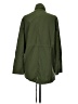 Sanctuary 100% Polyester Solid Green Raincoat Size S - photo 2