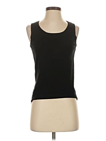 August Silk Sleeveless T-Shirt (view 1)