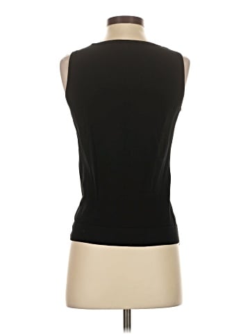 August Silk Sleeveless T-Shirt (view 2)
