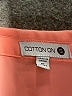 Cotton On Color Block Orange Long Sleeve Blouse Size S - photo 7