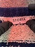 Storia 100% Polyester Stripes Ivory Pullover Sweater Size S - photo 7