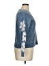 Assorted Brands Floral Blue Pullover Sweater Size 0X - photo 4