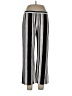 PASSPORTS Stripes Silver Casual Pants Size 12 - photo 1