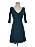 Amadi Solid Teal Cocktail Dress Size XS - photo 1