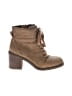 Crown Vintage Tan Brown Ankle Boots Size 10 - photo 1