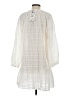 Zara Ivory 3/4 Sleeve Button-Down Shirt Size S - photo 2