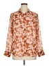 A New Day 100% Polyester Orange Long Sleeve Blouse Size XL - photo 1