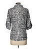 Cathy Daniels Animal Print Gray 3/4 Sleeve Blouse Size L - photo 2