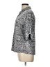 Cathy Daniels Animal Print Gray 3/4 Sleeve Blouse Size L - photo 5