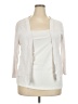 And 100% Viscose White Cardigan Size 18 - photo 1