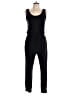 Derek Heart Solid Black Jumpsuit Size L - photo 1