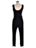 Derek Heart Solid Black Jumpsuit Size L - photo 2