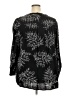 Autograph 100% Viscose Black Long Sleeve Blouse Size 24 - photo 2