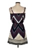 Express 100% Polyester Chevron-herringbone Blue Casual Dress Size XS - photo 2