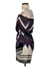 Express 100% Polyester Chevron-herringbone Blue Casual Dress Size XS - photo 5