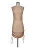 BTFBM Solid Tan Cocktail Dress Size S - photo 1