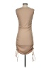 BTFBM Solid Tan Cocktail Dress Size S - photo 2