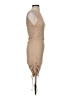 BTFBM Solid Tan Cocktail Dress Size S - photo 4