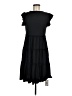 la mode collection 100% Polyester Solid Black Casual Dress Size M - photo 1