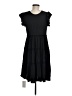 la mode collection 100% Polyester Solid Black Casual Dress Size M - photo 2