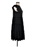 la mode collection 100% Polyester Solid Black Casual Dress Size M - photo 4