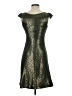 Christopher Deane Metallic Green Cocktail Dress Size 2 - photo 2